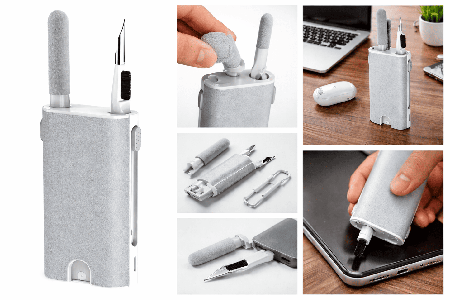 7-in-1 Multifunctional Cleaning Kit for Earbuds, Keyboard, Laptop & Mobile Devices