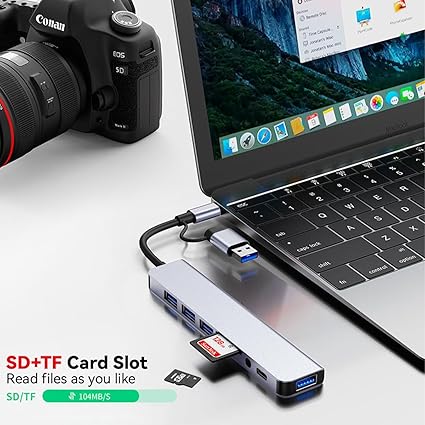 USB Type C Hub 8 in 1