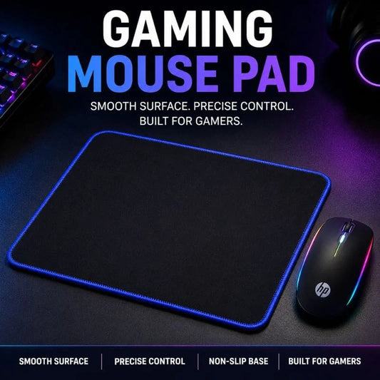 Gaming Mouse Pad – Smooth Surface Non-Slip Mouse Pad for Gaming, Office & Laptop Use