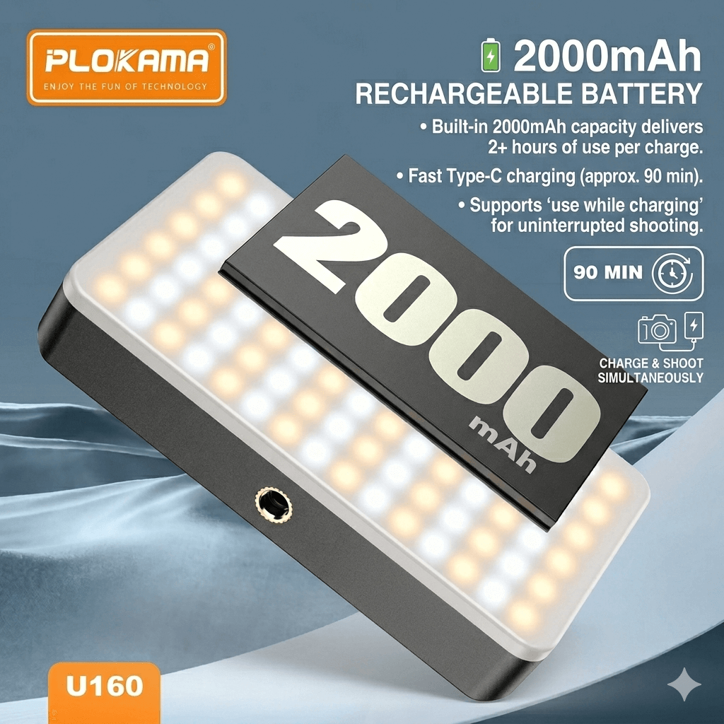 2 in 1 Led Rechargeable Light