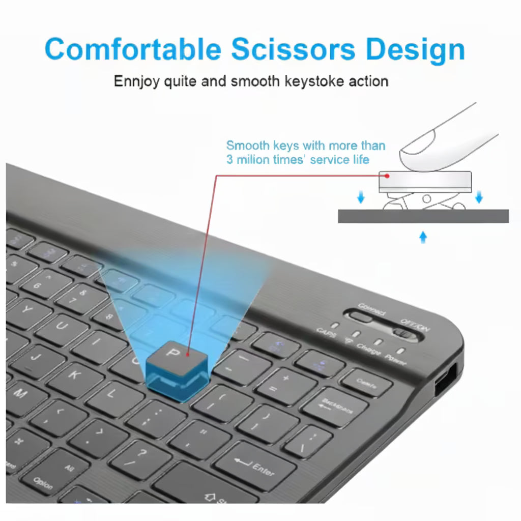 Ultra Slim Bluetooth Keyboard & Mouse Set (Rechargeable)