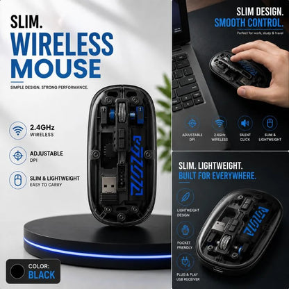 Transparent Dual Mode Wireless Mouse