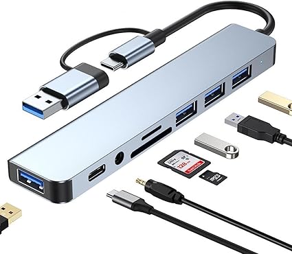 USB Type C Hub 8 in 1
