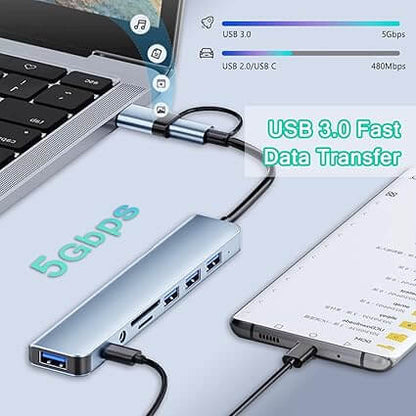 USB Type C Hub 8 in 1